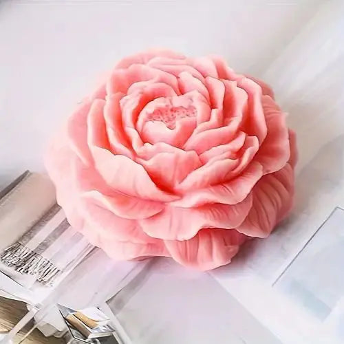 Flor tipo peonia (molde de silicona)