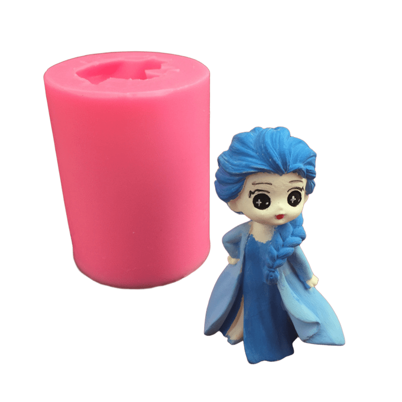 Kit Elsa Frozen DIY (Yeso)
