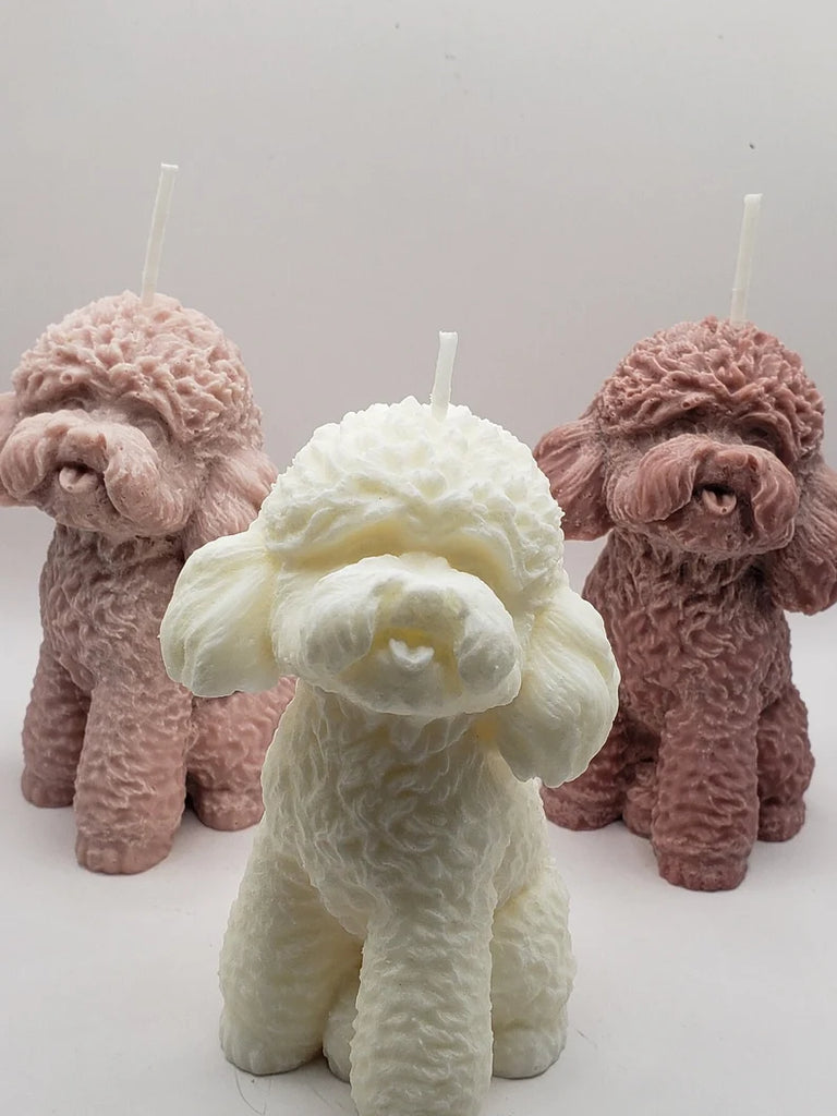 Perro caniche (molde de silicona)