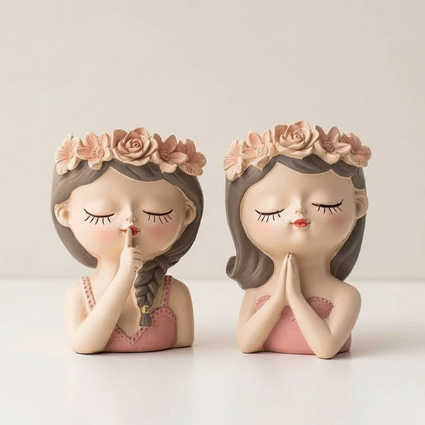 Kit Macetas Niñas DIY (Yeso)