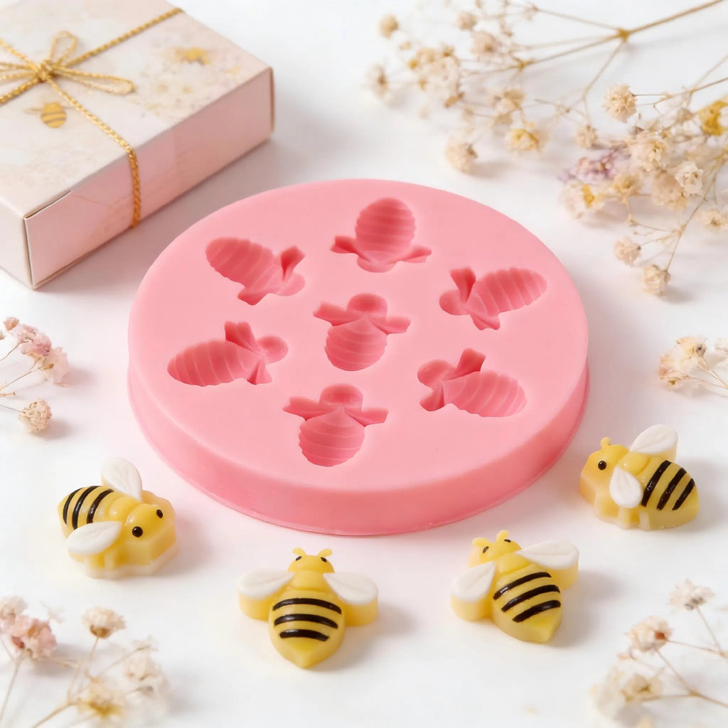 Abejas x8 (molde de silicona)