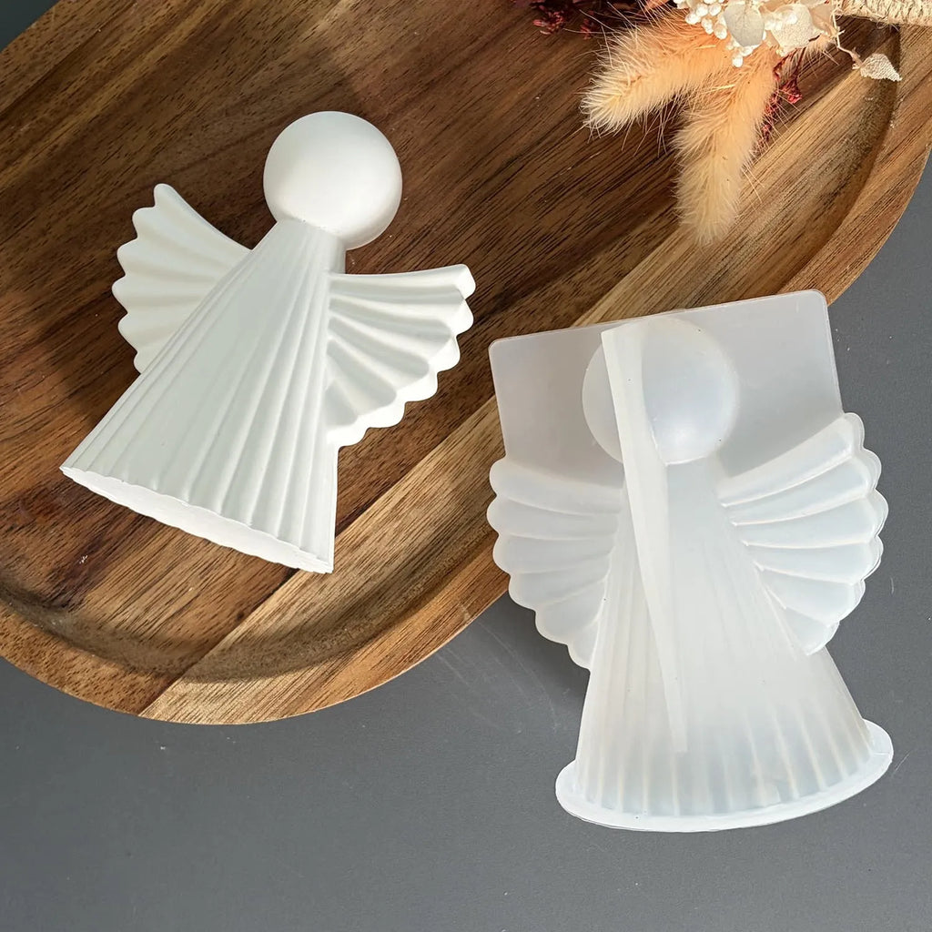 Ángel con túnica (molde de silicona)