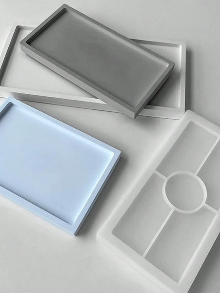 Bandeja rectangular mediana (molde de silicona)