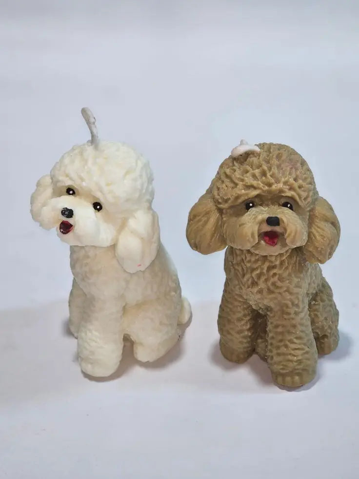 Perro caniche (molde de silicona)