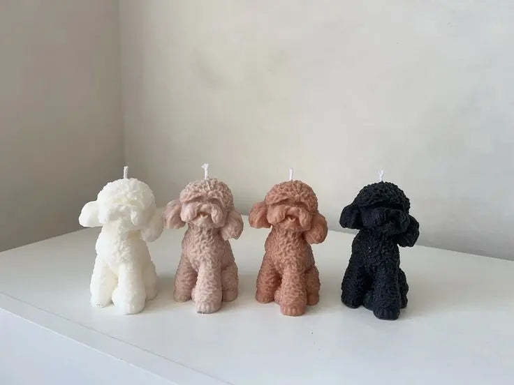 Perro caniche (molde de silicona)