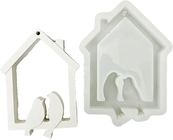 Casita nido de pájaros horneros (Molde de silicona)