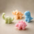 Dinosaurios x6 (molde de silicona)
