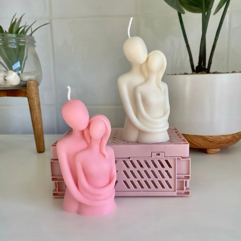 Pareja abrazada (molde de silicona)