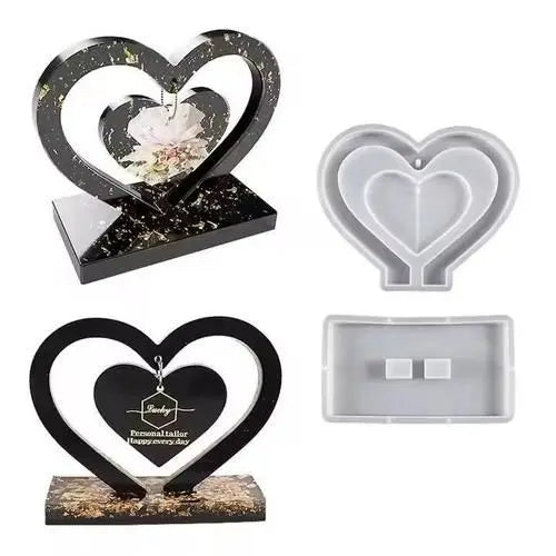 Porta Foto Corazón (Molde de silicona)