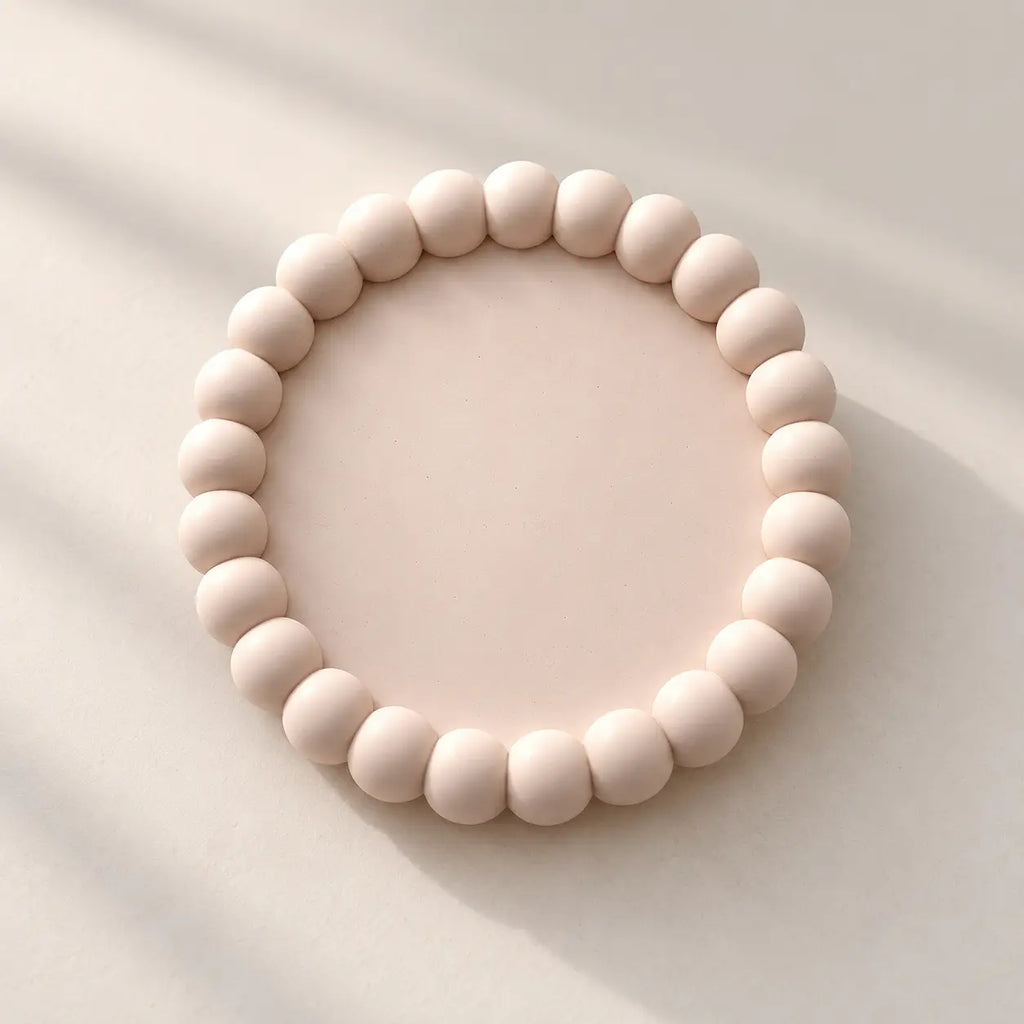 Bandeja / posavasos perlada circular (molde de silicona)