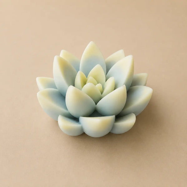 Suculenta tipo echeveria (molde de silicona)