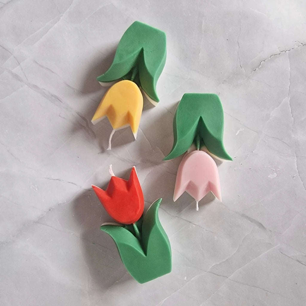 Flor tulipán(molde de silicona)