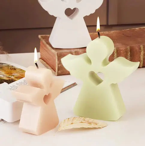 Angelito corazón (molde de silicona)