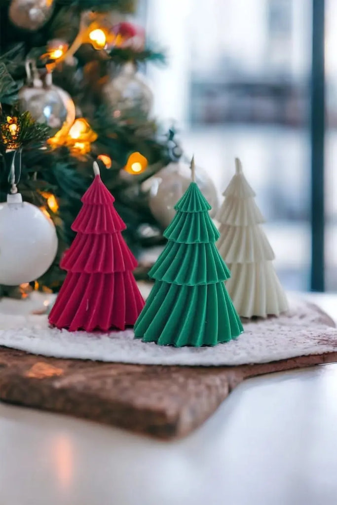 Árbol / Pino Torneado Navideño (Molde de silicona)