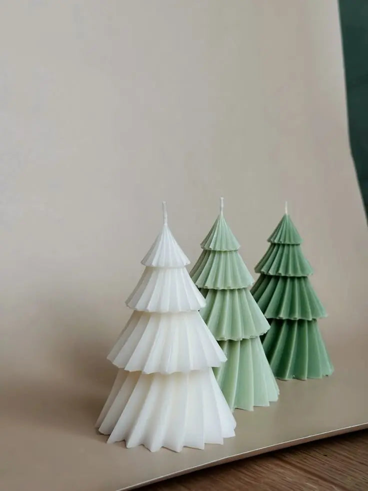Árbol / Pino Torneado Navideño (Molde de silicona)