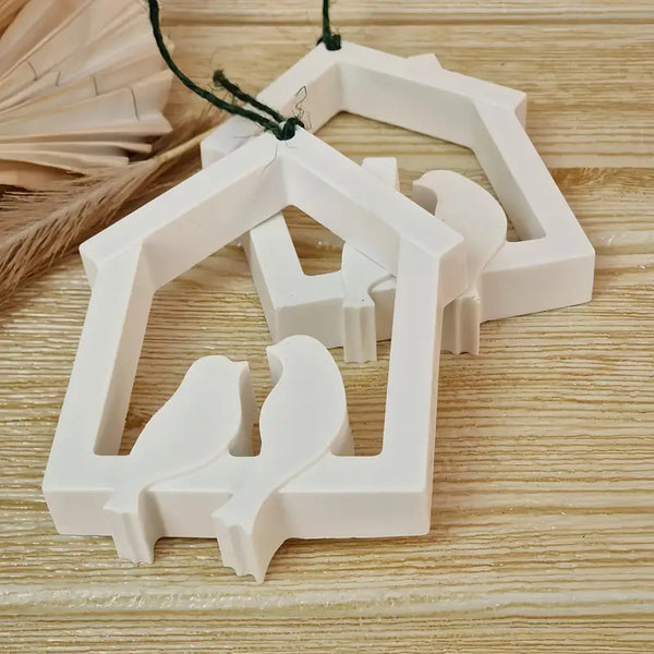 Casita nido de pájaros horneros (Molde de silicona)