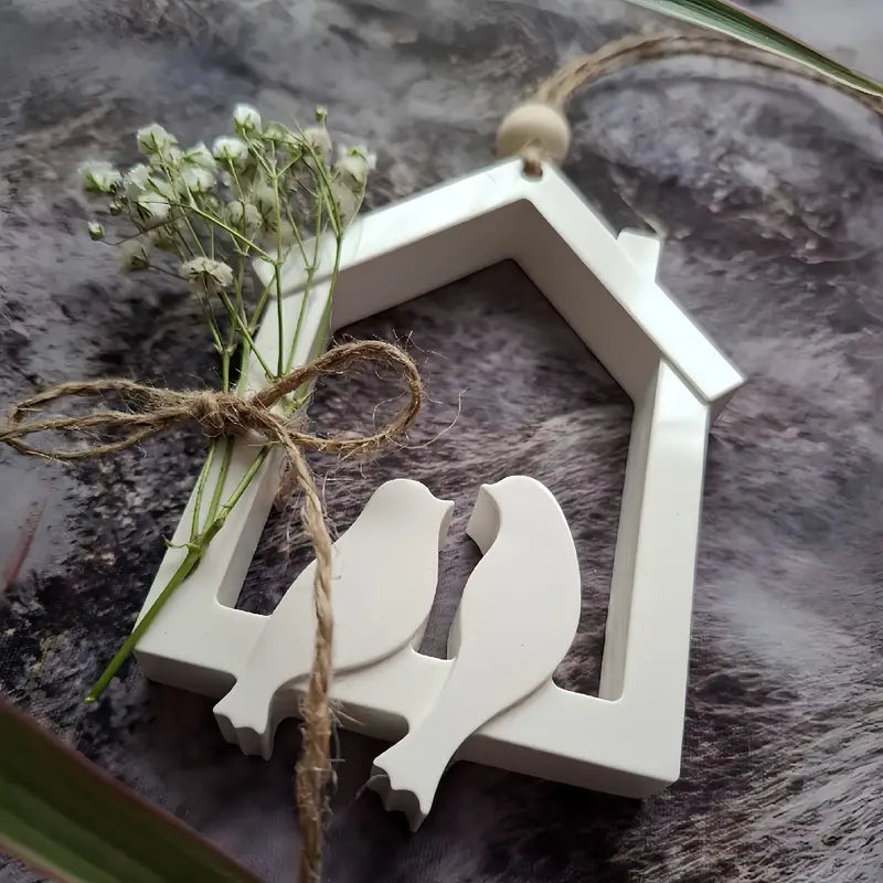 Casita nido de pájaros horneros (Molde de silicona)