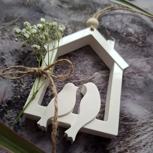 Casita nido de pájaros horneros (Molde de silicona)