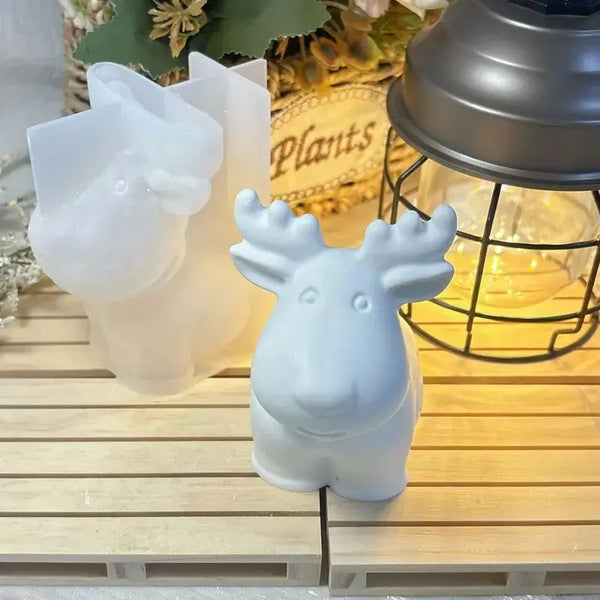 Ciervo Navideño (Molde de silicona)