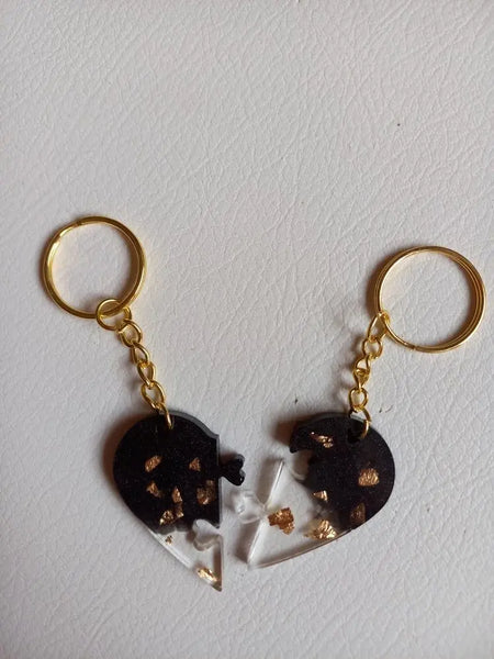 Colgante corazón partido (Molde de silicona)