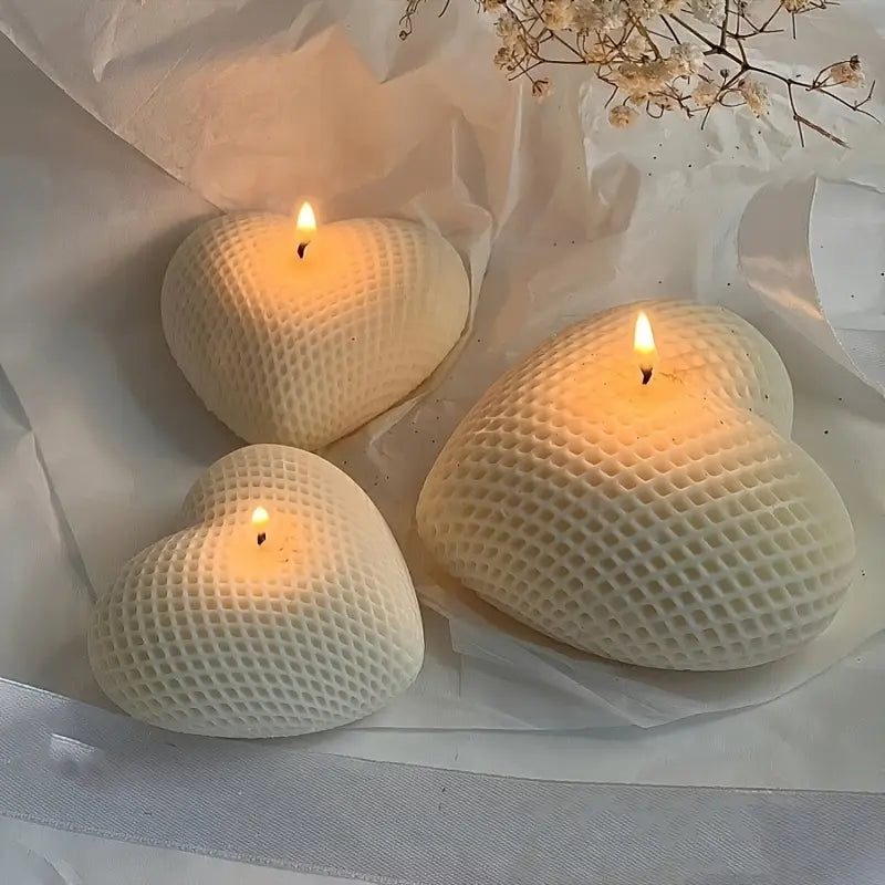 Corazón texturizado (molde de silicona)