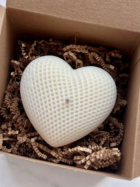 Corazón texturizado (Molde de silicona)
