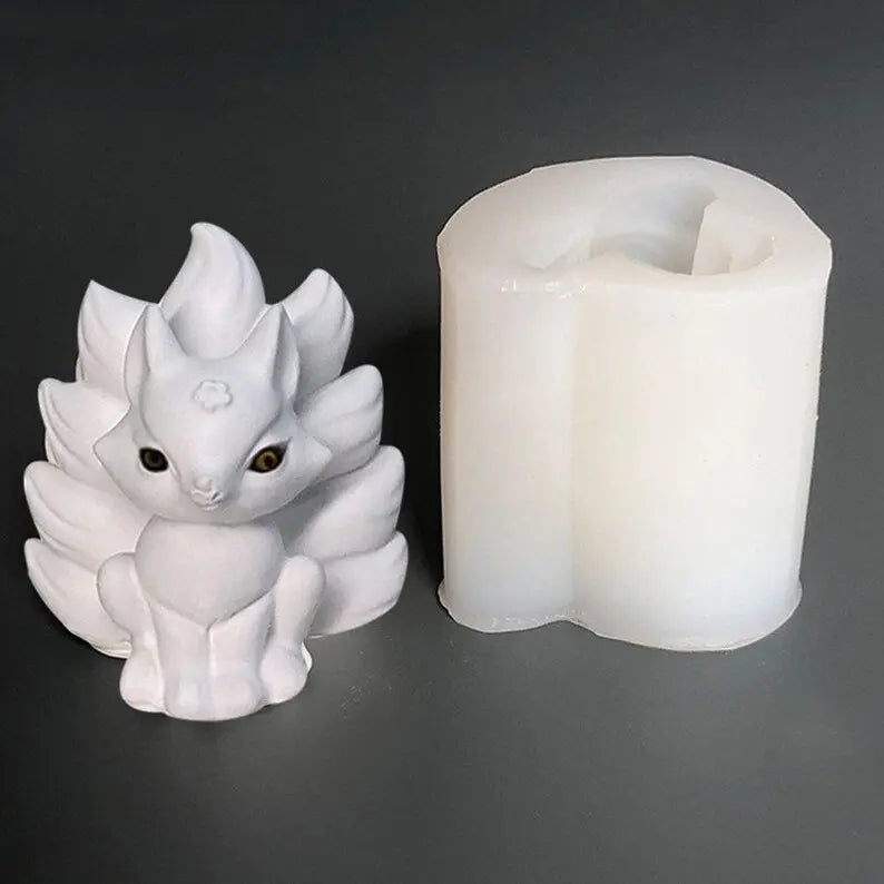 Kurama Zorro 9 Colas Naruto (Molde de silicona)
