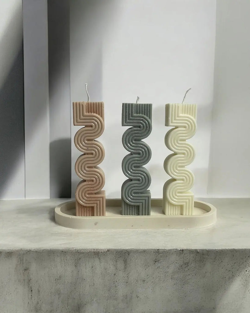 Columna geométrica (molde de silicona)