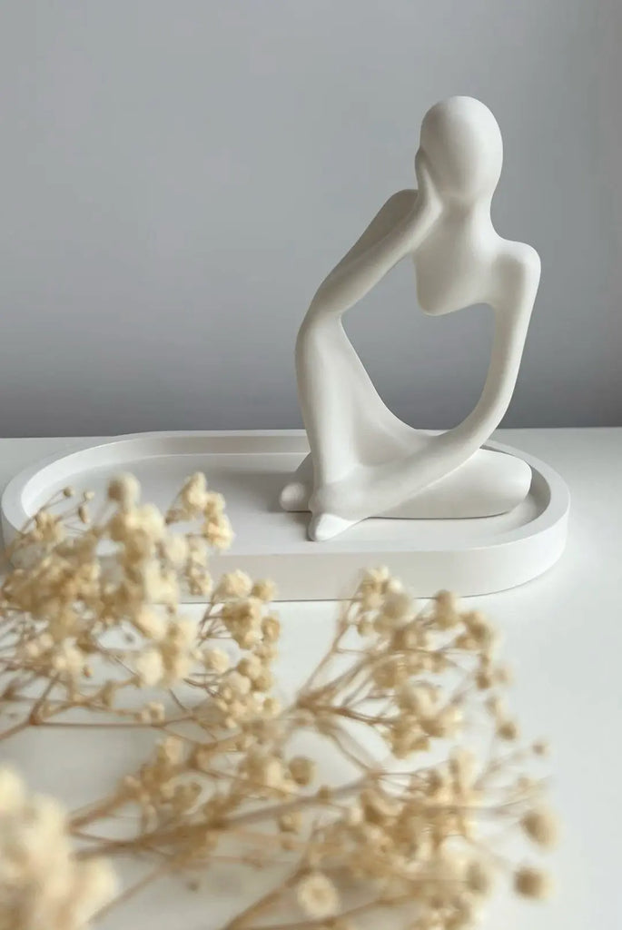 Estatua del pensador (molde de silicona)
