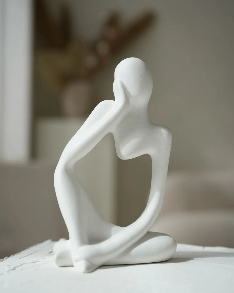 Estatua del pensador (molde de silicona)