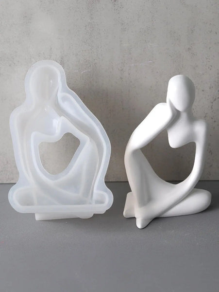 Estatua del pensador (Molde de silicona)