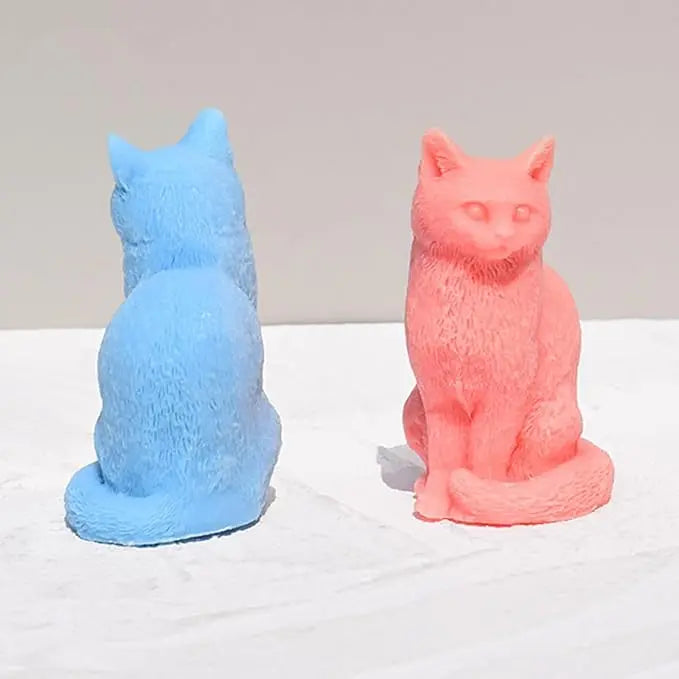 Gato felino michi (molde de silicona)