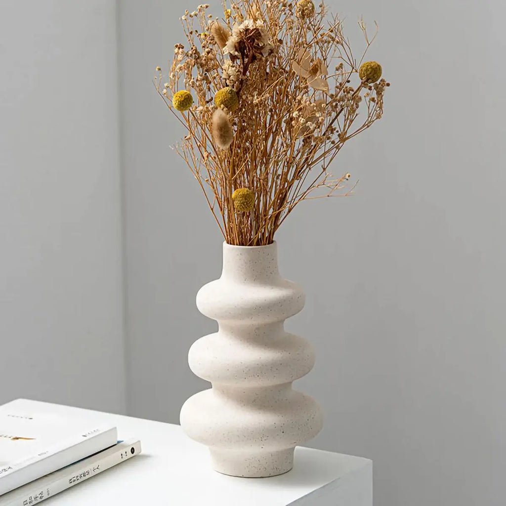Jarrón / florero rizo (molde de silicona)
