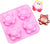 Kirby niña x 4 (Molde de silicona)