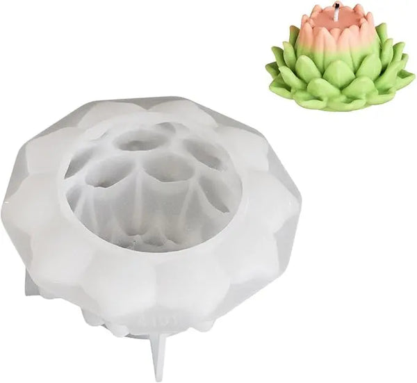 Flor Lirio de Agua (Molde de silicona)