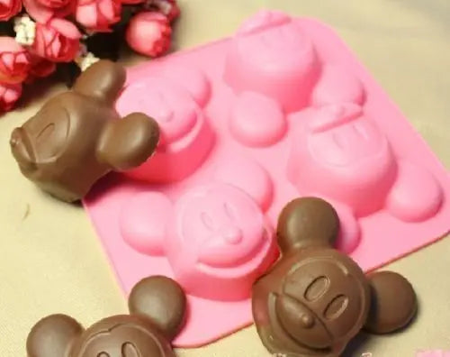 Mickey x4 (Molde de silicona)