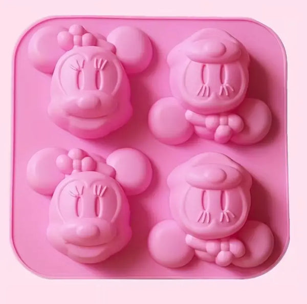 Minnie x 4 (Molde de silicona)