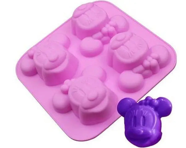 Minnie x 4 (Molde de silicona)