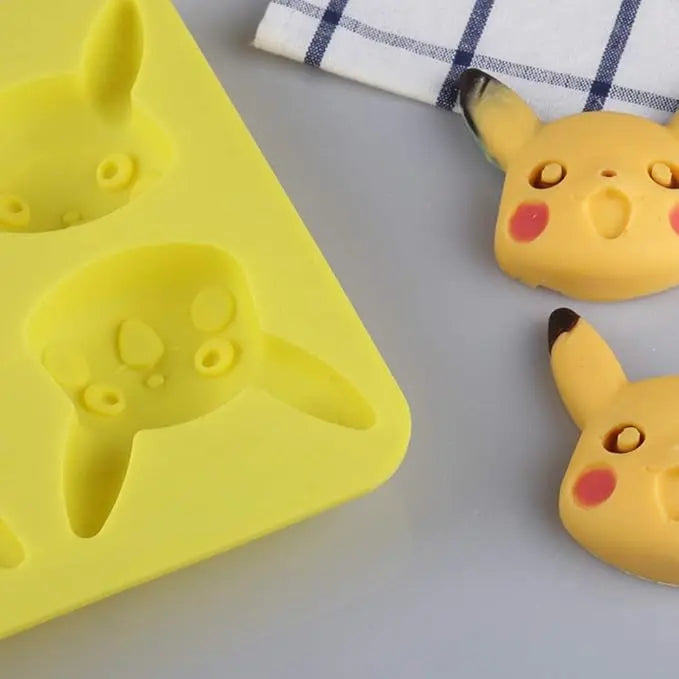 Pikachu x4 (Molde de silicona)
