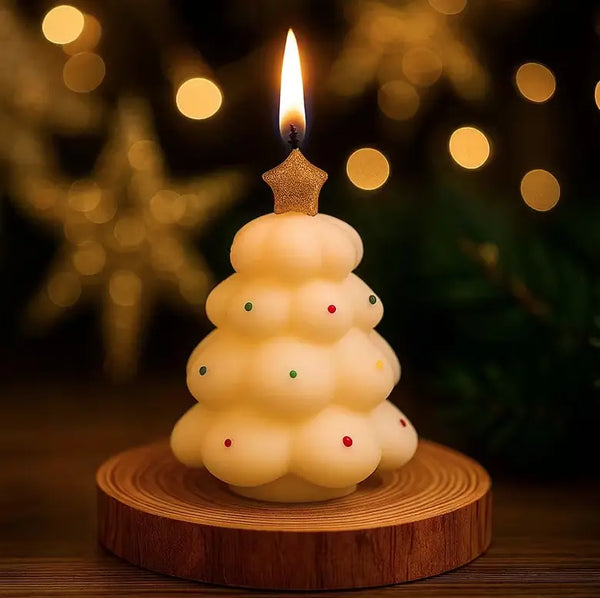 Árbol / Pino Burbujas Navideño (Molde de silicona)