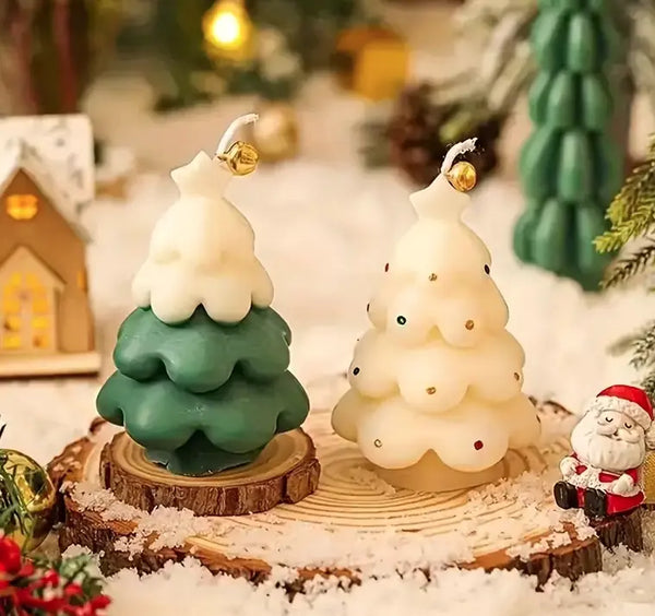 Árbol / Pino Burbujas Navideño (Molde de silicona)