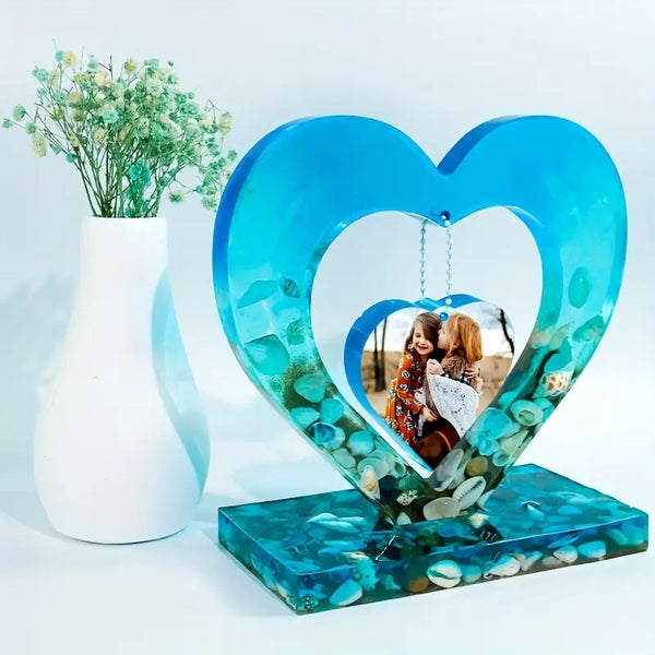 Porta Foto Corazón (Molde de silicona)