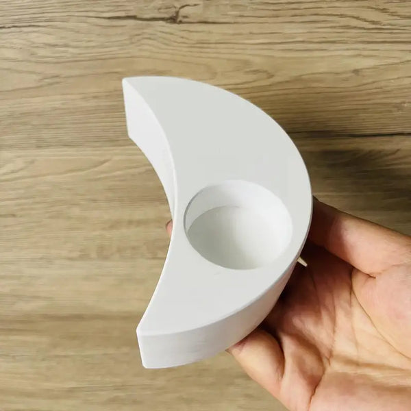 Porta vela Media Luna (Molde de silicona)