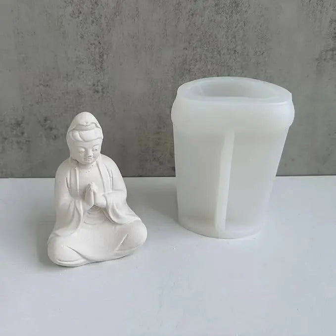 Figura buda Guanyin grande (molde de silicona)