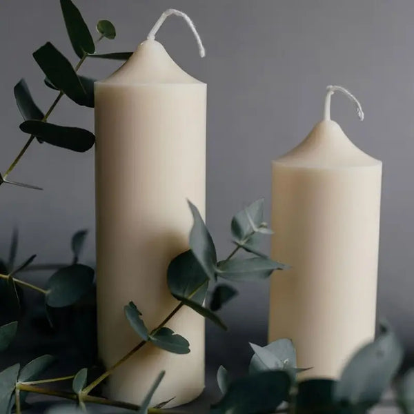 Velón cilíndrico torre (Molde de silicona)