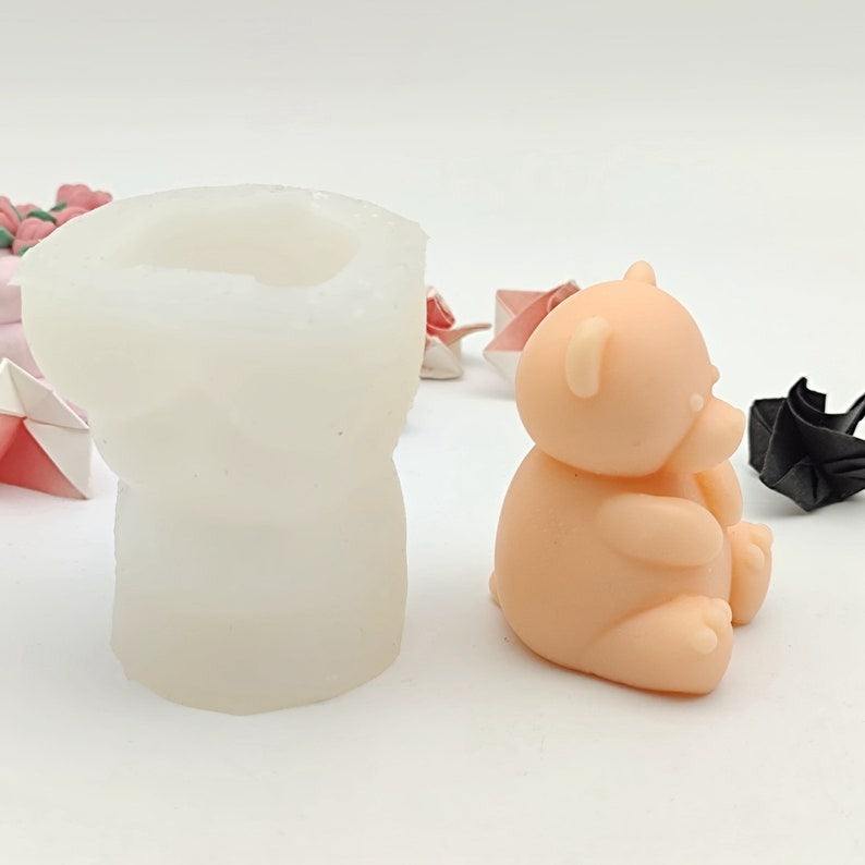 Oso teddy pequeño (molde de silicona)