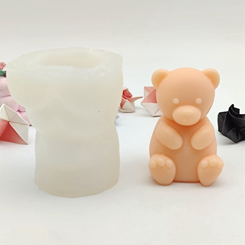 Oso teddy pequeño (molde de silicona)