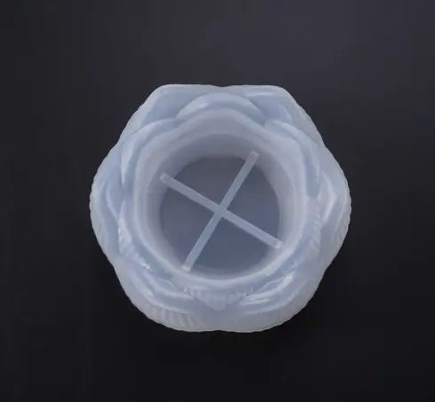 Porta vela flor de loto (molde de silicona)