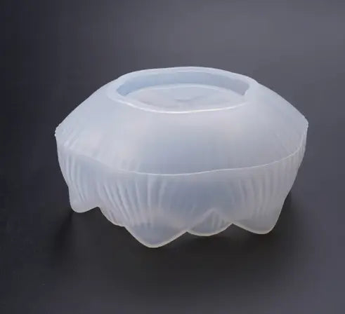 Porta vela flor de loto (molde de silicona)