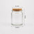 Frasco / vaso de vidrio con tapa corcho para velas (190g de cera)